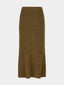 SAMPLE Knitted skirt Lainey | Dark olive