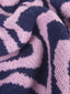 Knitted Sweater Blaise Navy/soft pink