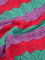 MUSTER_Strickpullover Nina | Türkis/Flieder/Koralle
