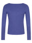 SAMPLE Knitted top Chiara | Violet blue