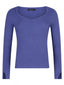 SAMPLE Knitted top Chiara | Violet blue