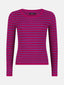 Knitted top Devina | Fuchsia purple/blue