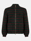 Knitted Cardigan Suzanne | Plum/ emerald