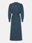 SAMPLE Knitted dress Claudia | Denim blue
