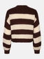 Knitted sweater Brianna | Dark brown