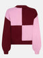 Knitted Sweater Cubi | Pink/wine red