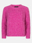 Knitted sweater Fiene | Fuchsia
