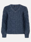 Knitted sweater Jessie | Denim blue