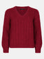 Knitted sweater Jessie | Red