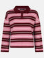 SAMPLE Knitted Top Balou | Burgundy/coral pink