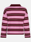 Knitted Top Balou | Burgundy/pink
