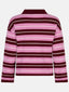 SAMPLE Knitted Top Balou | Burgundy/pink
