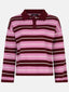 Knitted Top Balou | Burgundy/pink