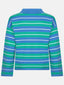 Knitted top Balou | Sea green/blue