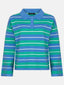 Knitted top Balou | Sea green/blue