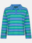 Knitted top Balou | Sea green/blue