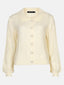 Knitted top Colette | Ecru