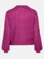 Knitted top Colette | Pink purple