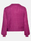 SAMPLE Knitted top Colette | Pink purple