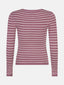 SAMPLE Knitted Top Devina | Mauve/ecru