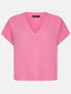 Knitted top Elin | Coral pink
