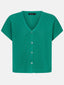 Knitted top Elin | Sea green