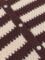 Knitted top Janouk | Brown/ecru