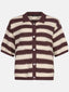 Knitted top Janouk | Brown/ecru