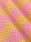 Knitted top Janouk | Yellow/pink