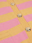 Knitted top Judith | Yellow/pink