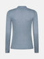 SAMPLE Knitted top Lotte | Blue grey