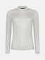Gestricktes Top Lotte | Ecru/Silber
