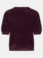 Knitted top Mary | Aubergine