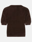 Knitted top Mary | Dark brown