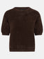 Knitted top Mary | Dark brown