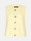Knitted top Mona | Soft yellow