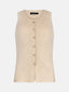 Knitted top Saar | Beige