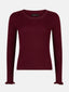 Knitted Top Shirley | Burgundy