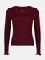 SAMPLE Knitted Top Shirley | Burgundy