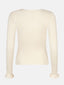Knitted Top Shirley | Ecru