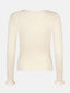 SAMPLE Knitted Top Shirley | Ecru