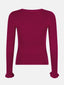 SAMPLE Knitted Top Shirley | Fuchsia purple