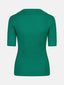 SAMPLE Knitted top Wies | Sea green