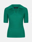 SAMPLE Knitted top Wies | Sea green