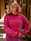 Knitted Sweater Aria | Fuchsia/ed
