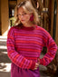 SAMPLE Knitted Sweater Aria | Fuchsia/red