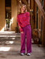 SAMPLE Knitted Sweater Aria | Fuchsia/red