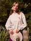 Sweater Just chillin | Grey melange