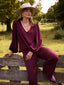 SAMPLE Top Nyma | Burgundy