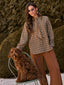 Blouse Charlize | Brown check